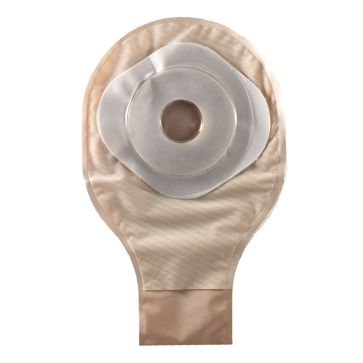 Representative ConvaTec ActiveLife 10-inch opaque one-piece drainable pouch; pre-sized opening varies by selected size.