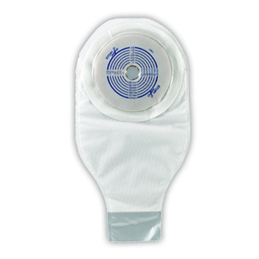 ConvaTec ActiveLife Durahesive Plus 12-inch transparent cut-to-fit one-piece drainable pouch on a white background