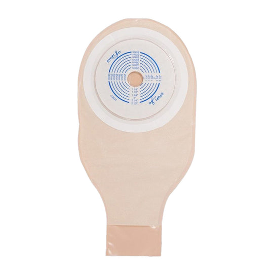 ConvaTec ActiveLife Durahesive Plus 12-inch opaque cut-to-fit one-piece drainable pouch on a white background