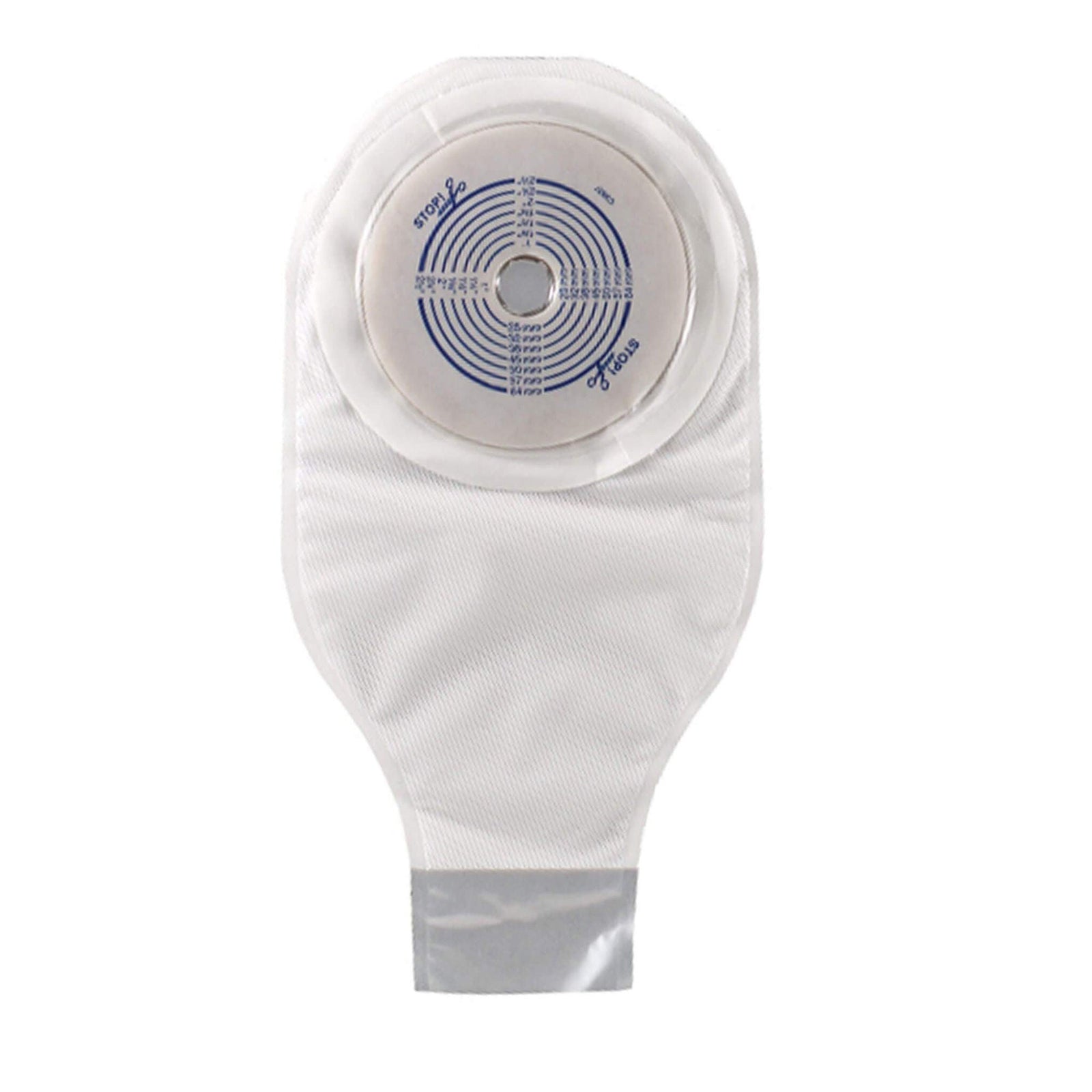 ConvaTec ActiveLife Stomahesive 12-inch transparent cut-to-fit drainable pouch 022771 on a white background