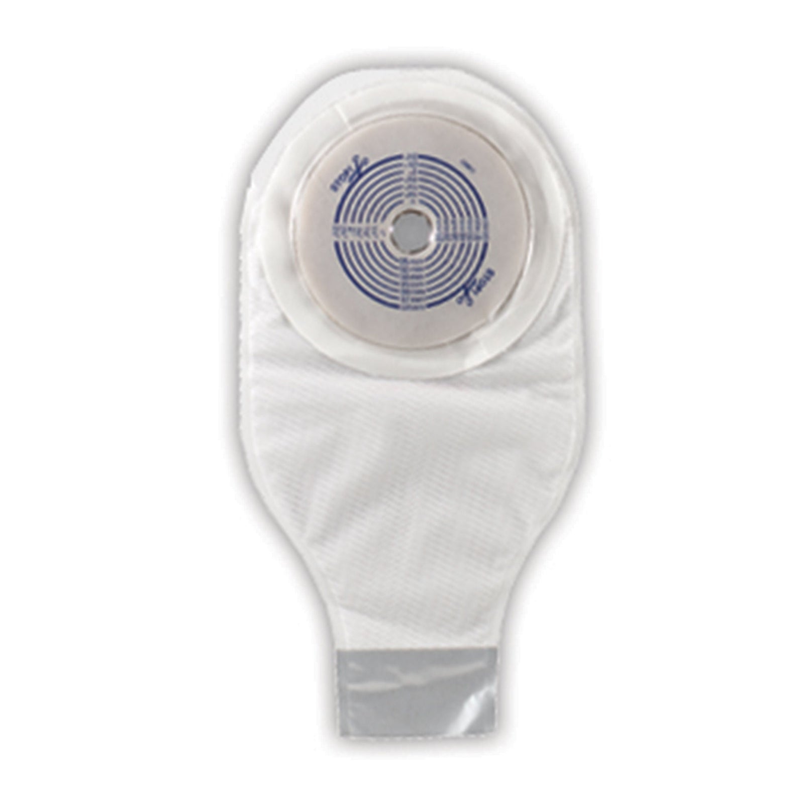 ConvaTec ActiveLife Stomahesive 12-inch transparent cut-to-fit drainable pouch 125330 on a white background