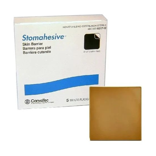 ConvaTec Stomahesive skin barrier 4 by 4 inches, model 21712