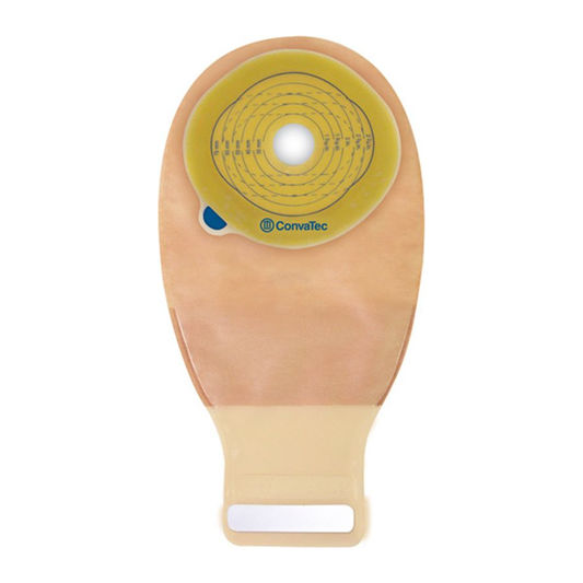 ConvaTec Esteem+ extended-wear one-piece drainable ostomy pouch, family representative image.