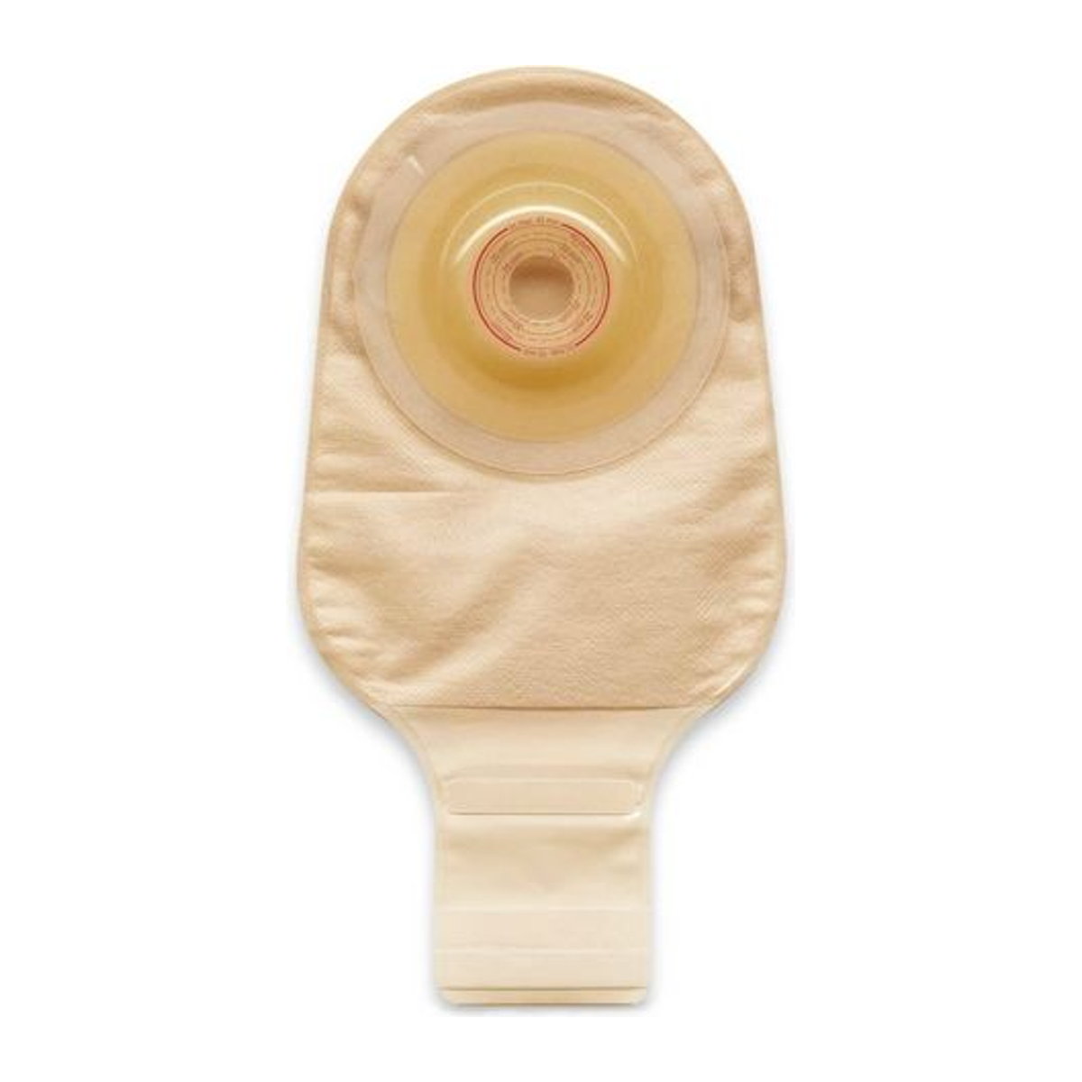 ConvaTec Esteem+ Flex Convex Drainable Pouch family representative; plateau and opening vary by selected exact SKU