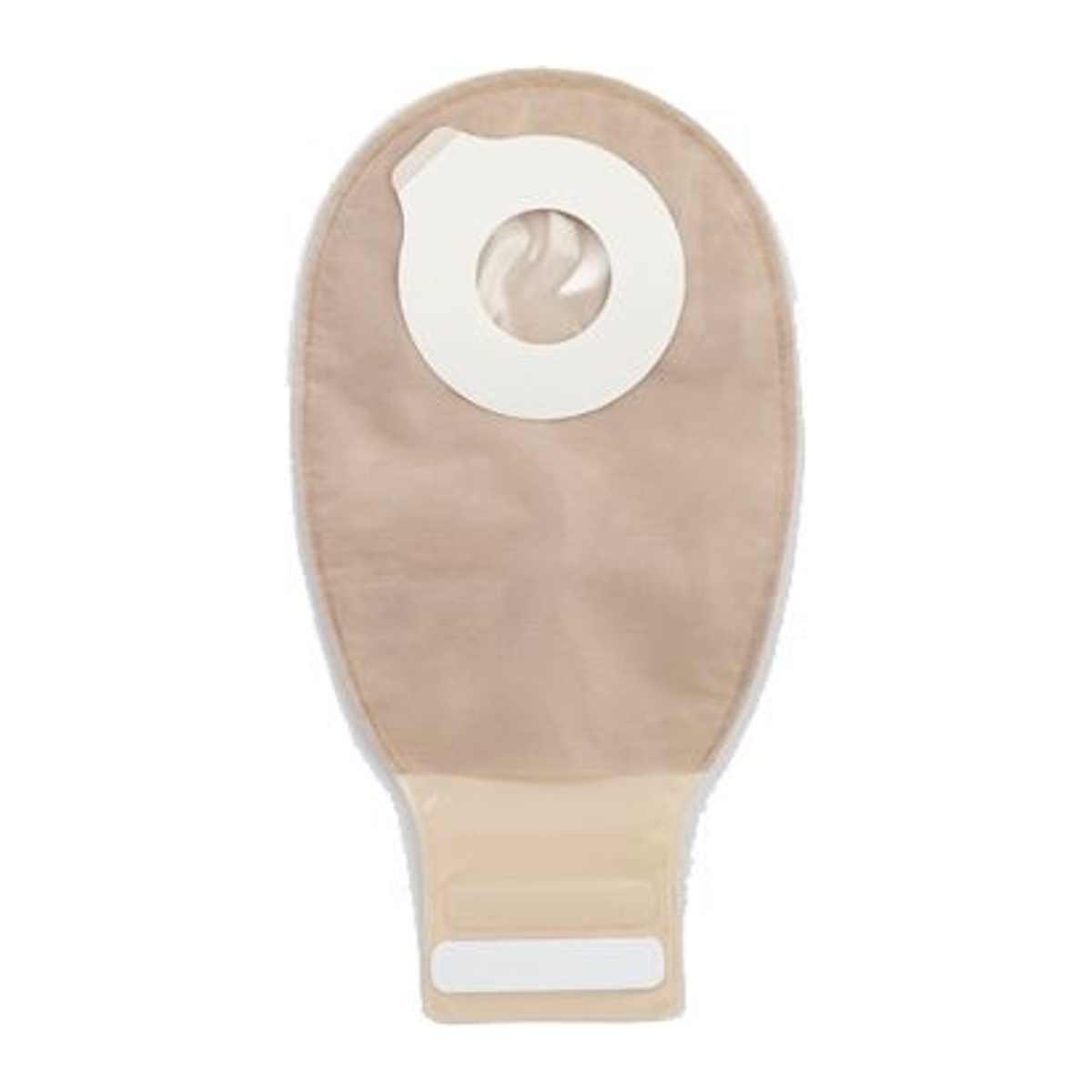 ConvaTec Esteem Synergy+ 12-inch adhesive-coupling drainable ostomy pouch with InvisiClose outlet.