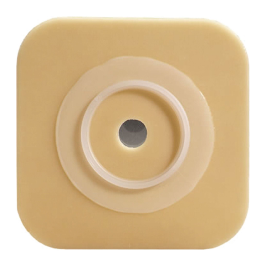 ConvaTec SUR-FIT Natura Durahesive flexible cut-to-fit skin barrier with white tape collar; representative view, flange and barrier dimensions vary.