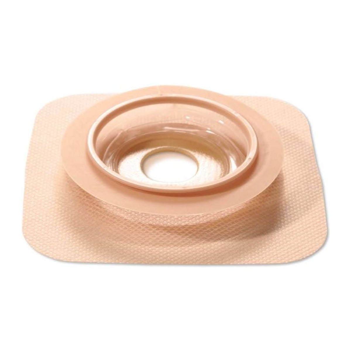 ConvaTec Natura Durahesive moldable skin barrier with accordion flange on white