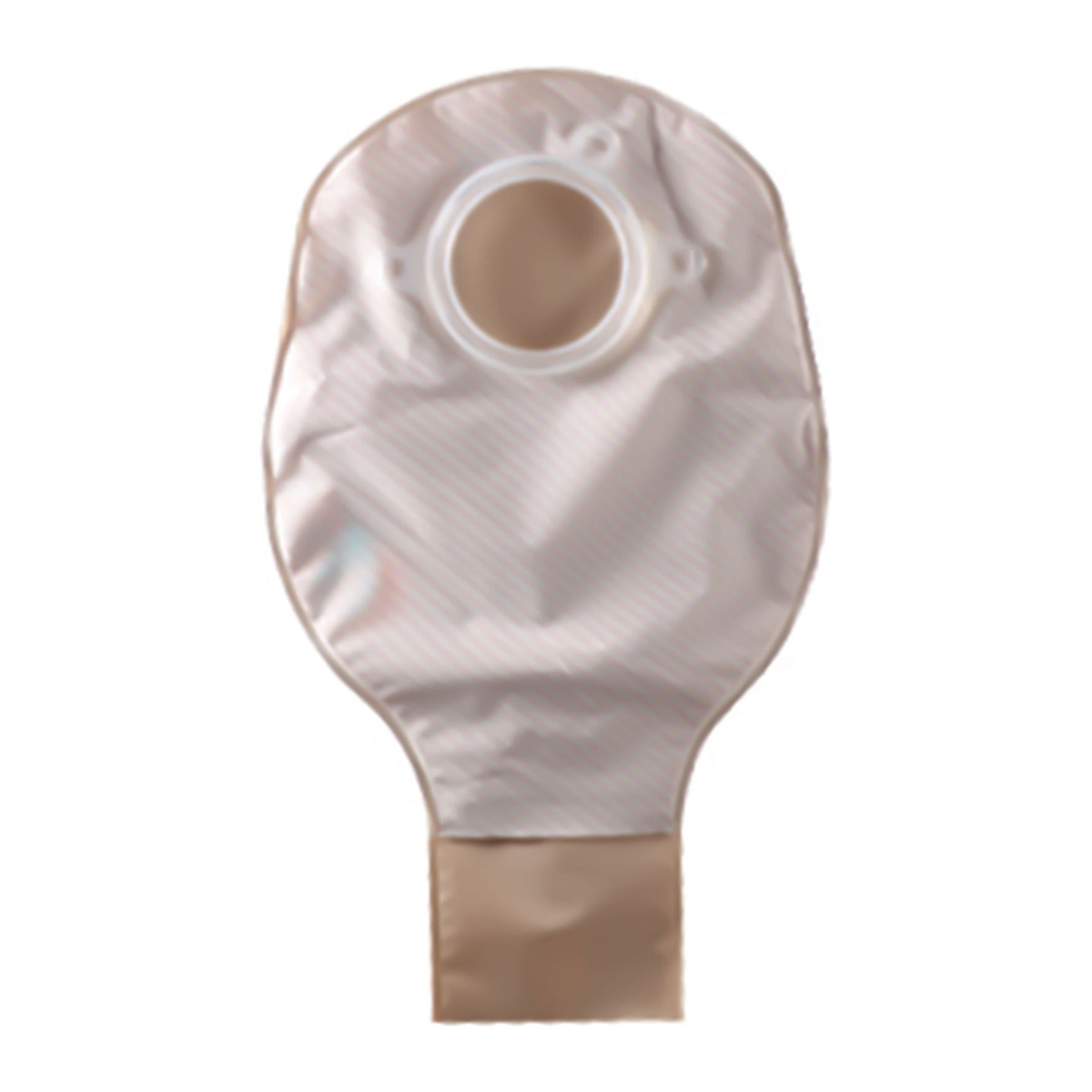 ConvaTec Natura 10 inch opaque drainable pouch with two-sided comfort panel and no filter, box of 20