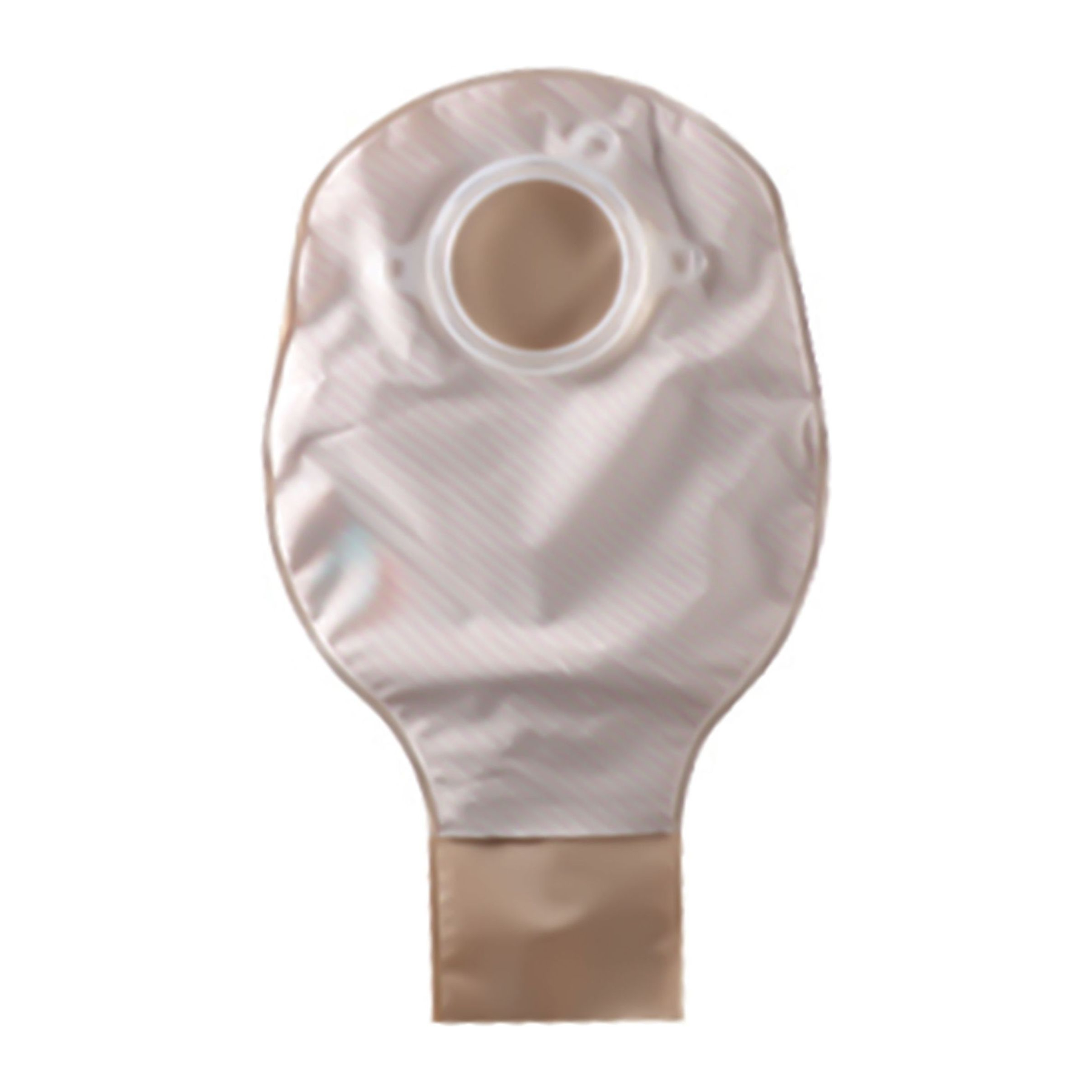 ConvaTec Natura 10 inch opaque drainable pouch with two-sided comfort panel and no filter, box of 20