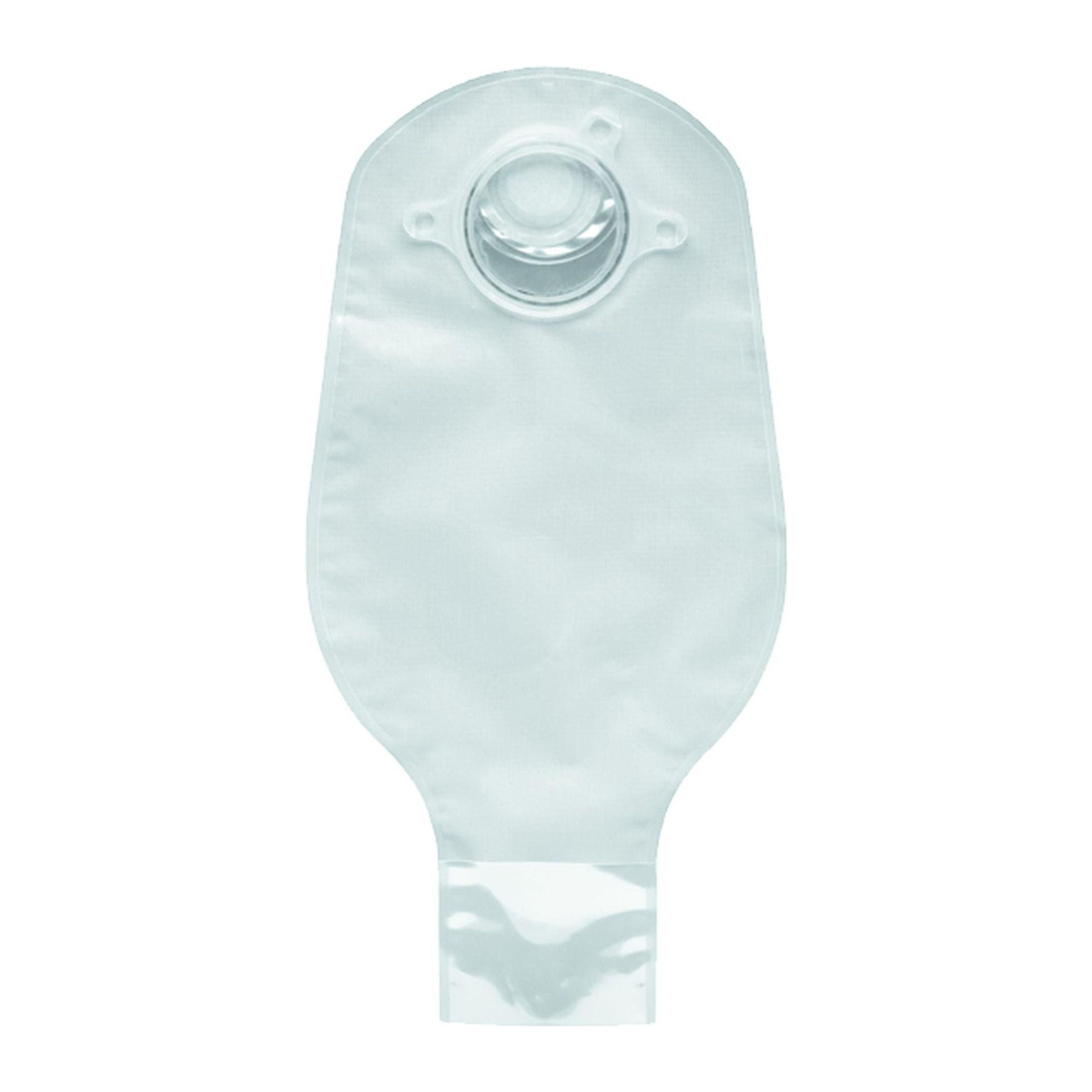 ConvaTec Natura 12 inch transparent drainable pouch with one-sided comfort panel and filter, box of 10