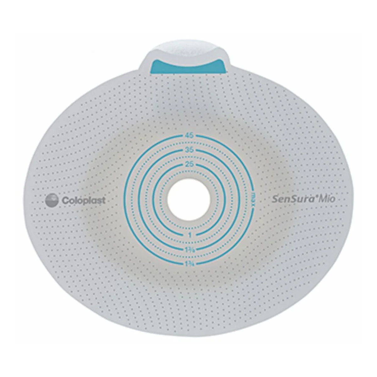 Coloplast Coloplast SenSura® Mio Click Skin Barrier, Extended Wear, Red, 3/8" to 1-3/4" Stoma (CST10512) on a white background