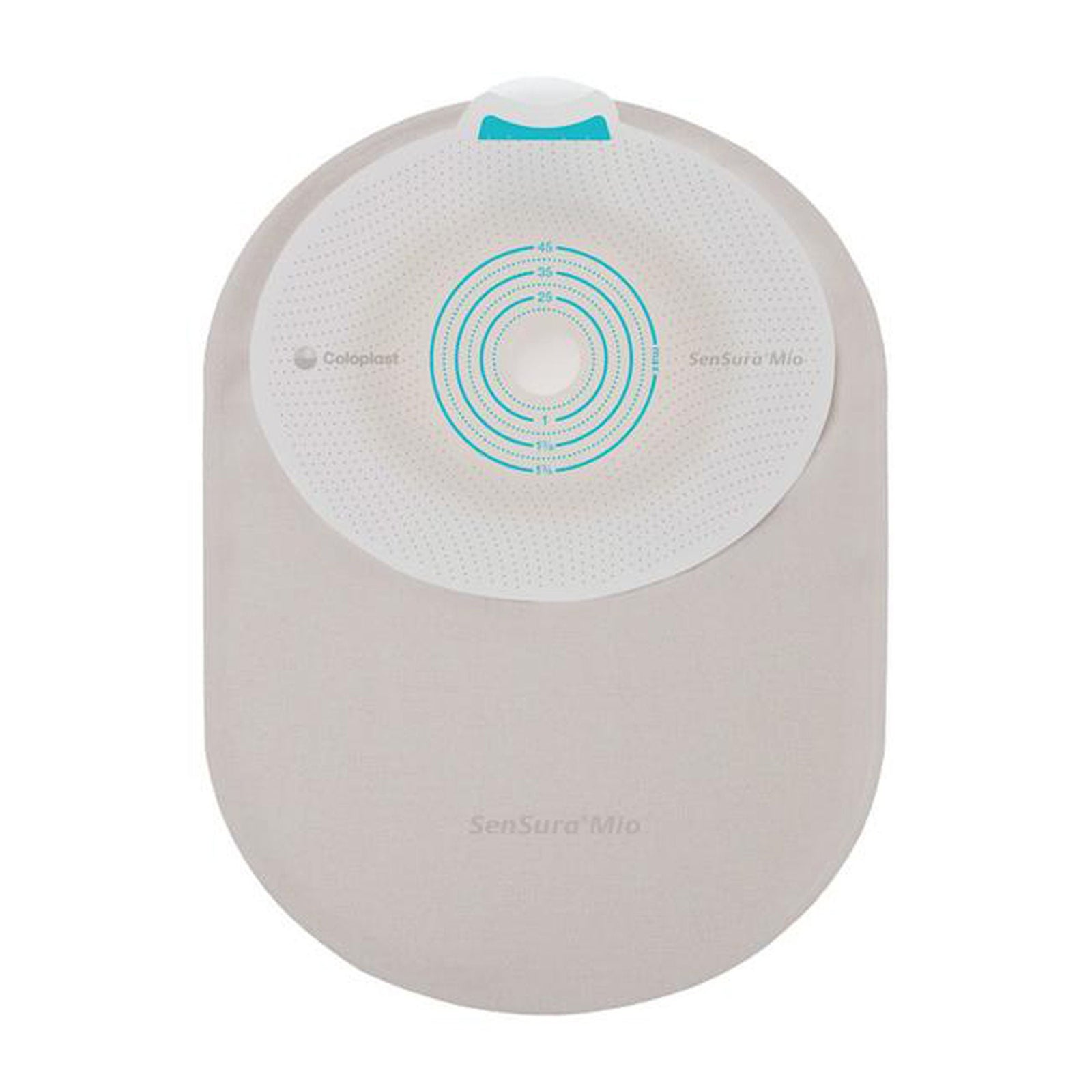 Coloplast SenSura Mio One-Piece Closed-End Pouch — Flat, Maxi — Flat, Cut-to-Fit 5/8"–1-3/4" — back view