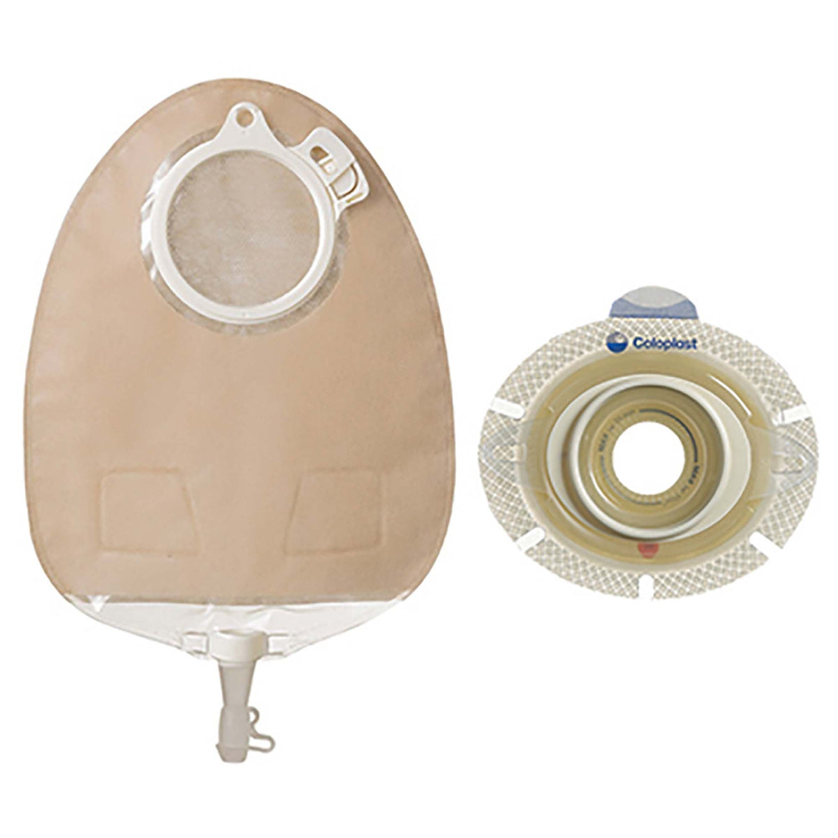 Coloplast Assura Two-Piece Urostomy Kit — Flat — Flat, Cut-to-Fit 3/8"–2-3/4" — group view