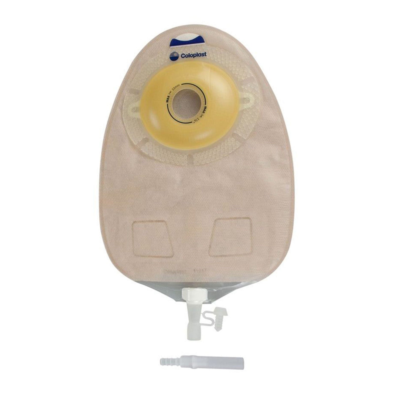 Coloplast SenSura Xpro Convex Light One-Piece Urostomy Pouch — 1-1/4" Pre-Cut, Opaque — back view