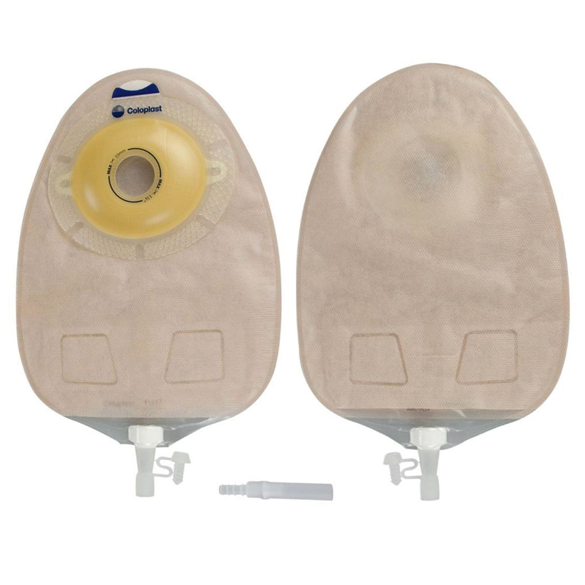 Coloplast SenSura Xpro Convex Light One-Piece Urostomy Pouch — 1-1/4" Pre-Cut, Opaque — group view