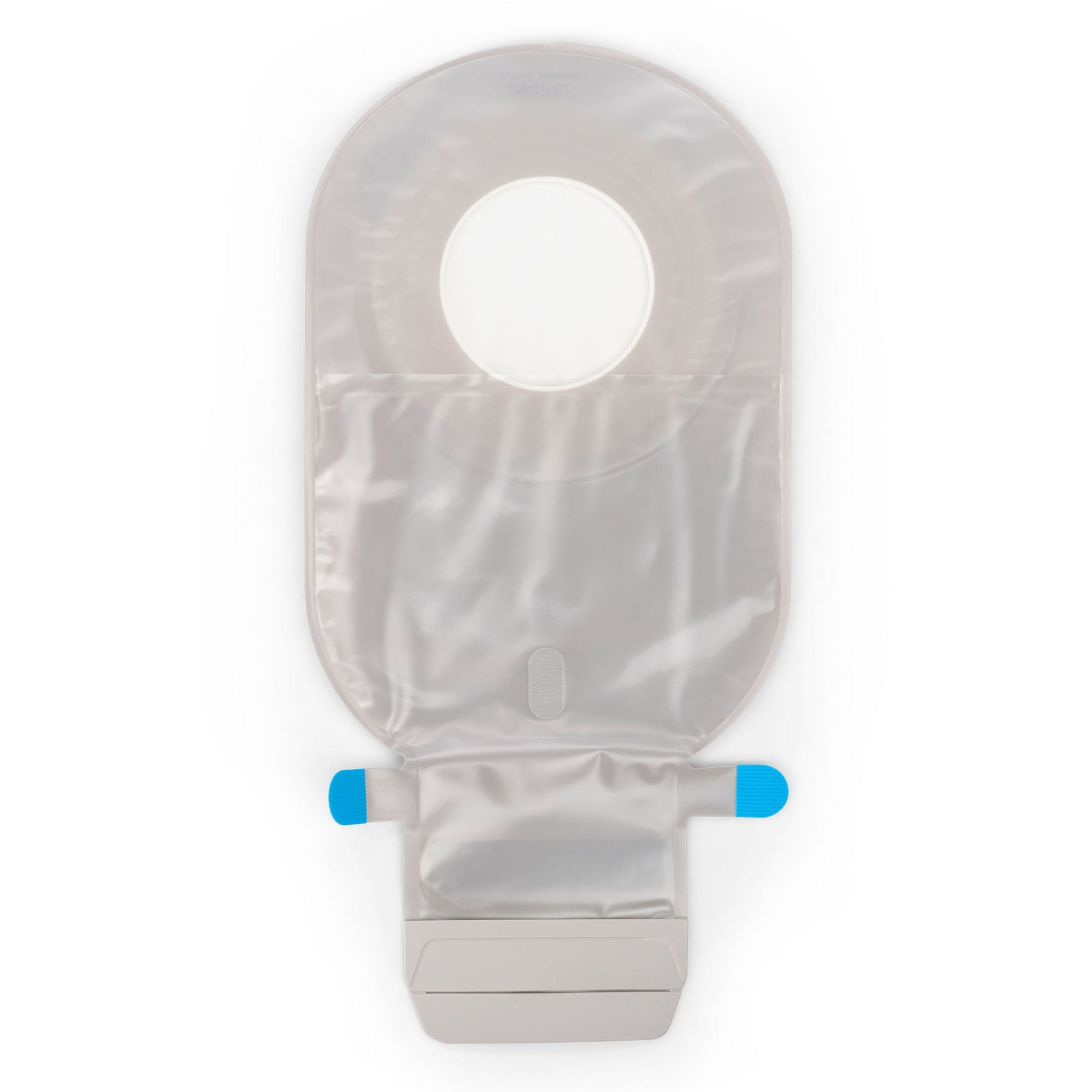 Coloplast SenSura Mio Flex MAXI Two-Piece Drainable Ostomy Pouch – Transparent, No Filter. Exact CST12274 front view on white.