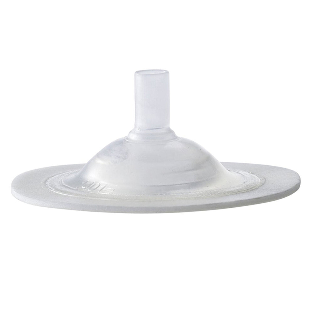 Coloplast Fistula and Wound Management Universal Drain Port. Exact CST14015 product view on white.