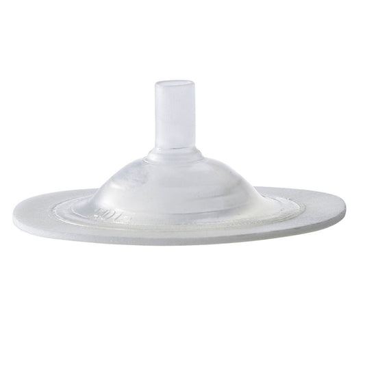 Coloplast Fistula and Wound Management Universal Drain Port. Exact CST14015 product view on white.