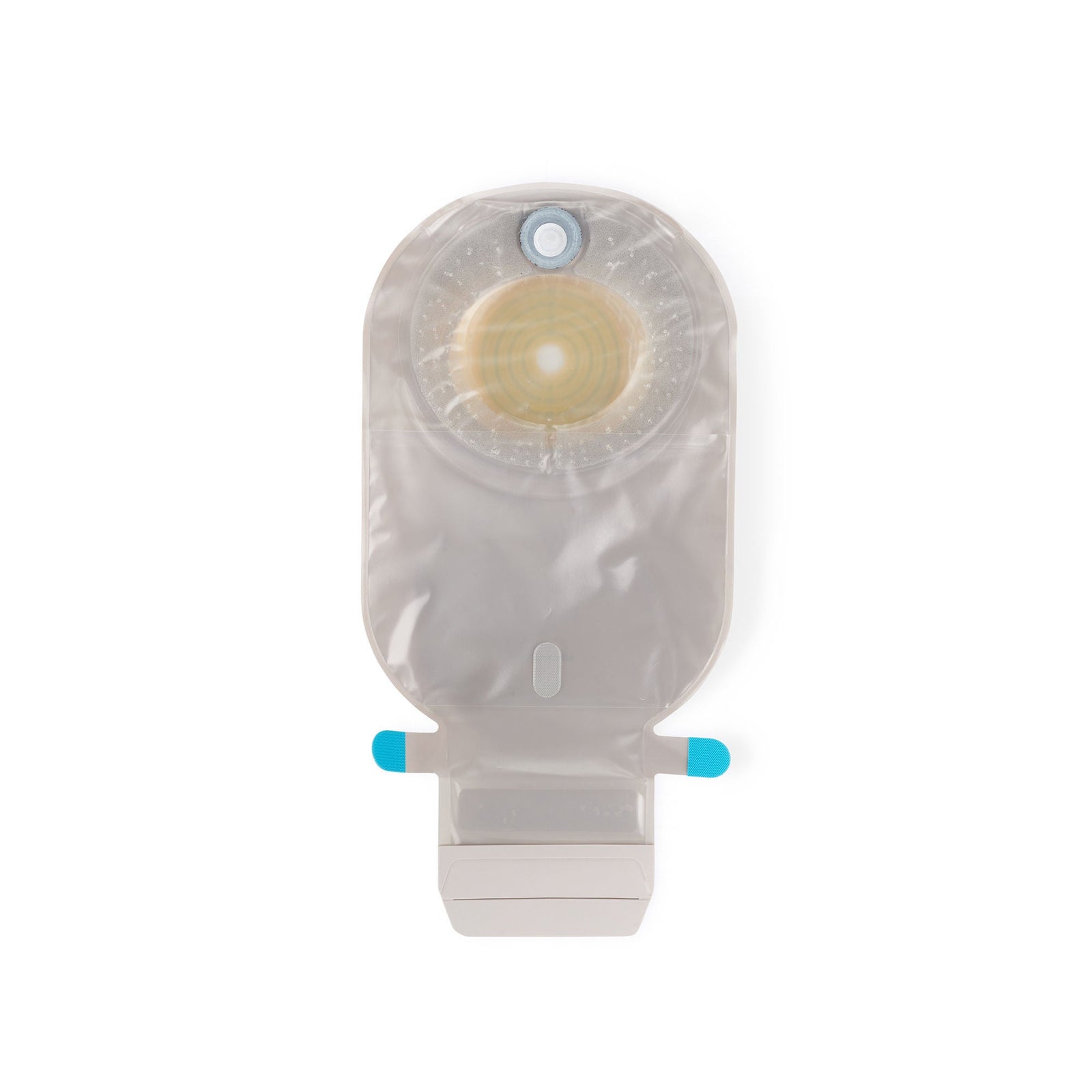 Coloplast SenSura Mio Convex One-Piece Drainable Pouch — Soft Convex, Transparent, Cut-to-Fit 3/8"–2" — front view