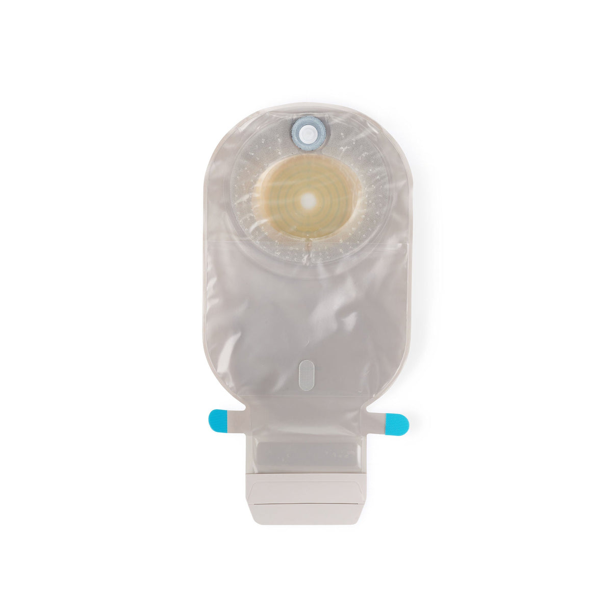 Coloplast SenSura Mio Convex One-Piece Drainable Pouch — Soft Convex, Transparent, Cut-to-Fit 3/8"–2" — front view