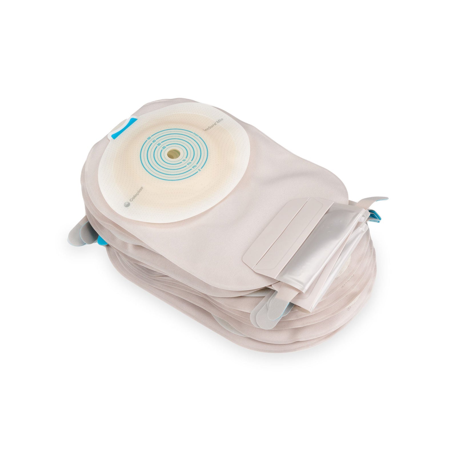 Coloplast SenSura Mio Convex One-Piece Drainable Pouch — Soft Convex, Transparent, Cut-to-Fit 3/8"–2" — group view