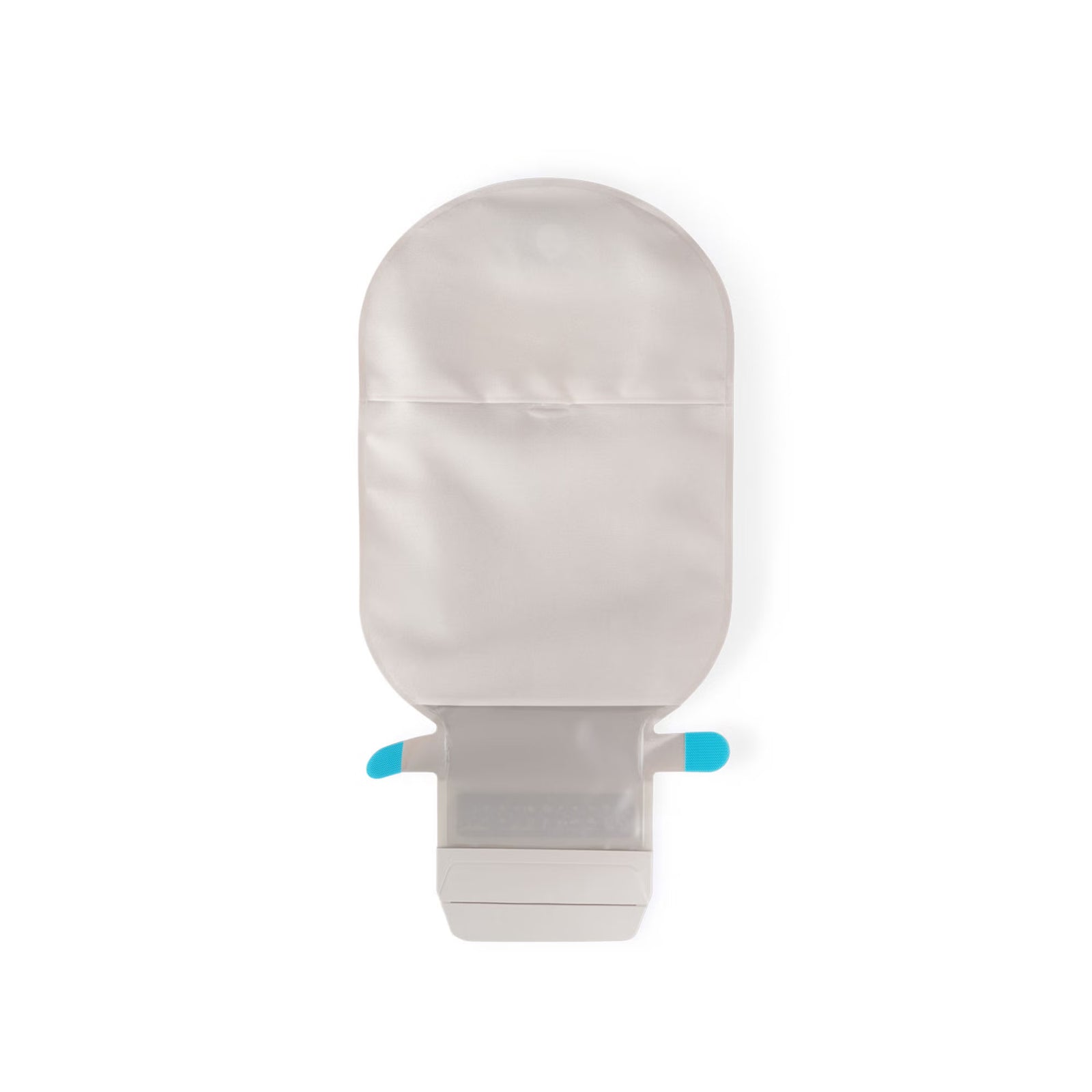 Coloplast SenSura Mio Convex Light MAXI One-Piece Drainable Pouch – Opaque Gray, 5/8"-1-5/16" Cut-to-Fit. Exact Coloplast 16726 front view on white.
