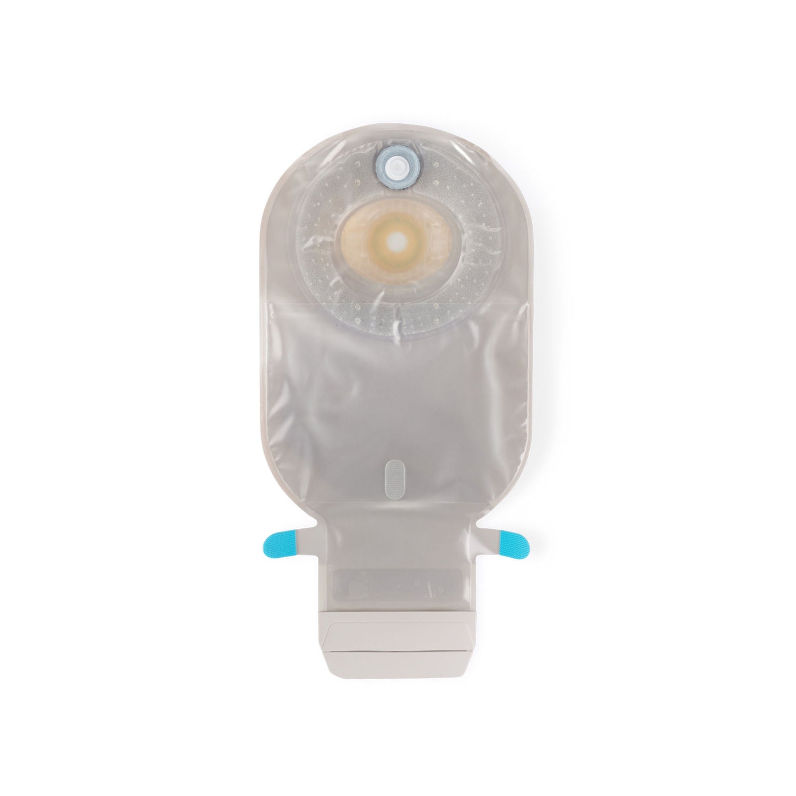 Coloplast SenSura Mio Convex Light MAXI One-Piece Drainable Pouch – Transparent, 3/8"-7/8" Cut-to-Fit. Exact Coloplast 16737 front view on white.