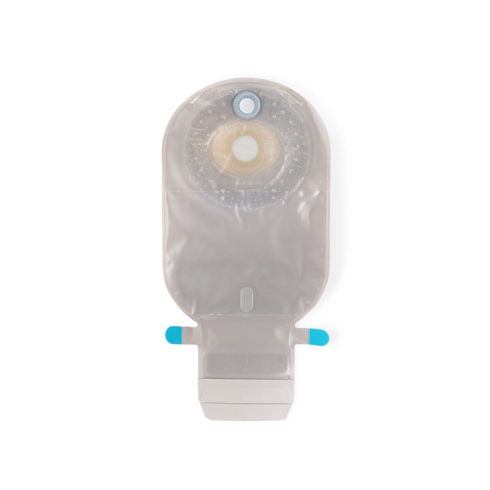 Coloplast SenSura Mio Convex Light MAXI One-Piece Drainable Pouch – Transparent, 1" Pre-Cut. Exact Coloplast 16741 front view on white.