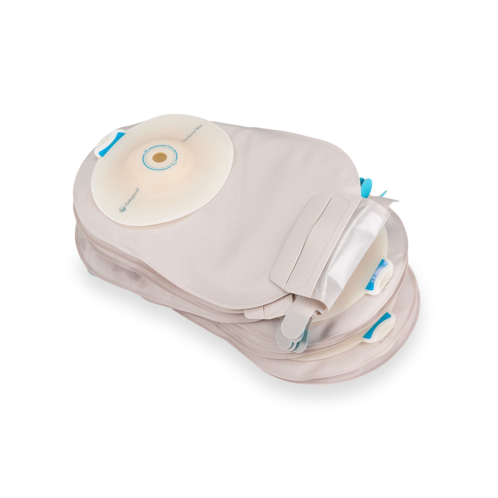 Coloplast SenSura Mio Convex One-Piece Drainable Pouch — Deep Convex, Opaque, Cut-to-Fit 5/8"–1-5/16" — group view