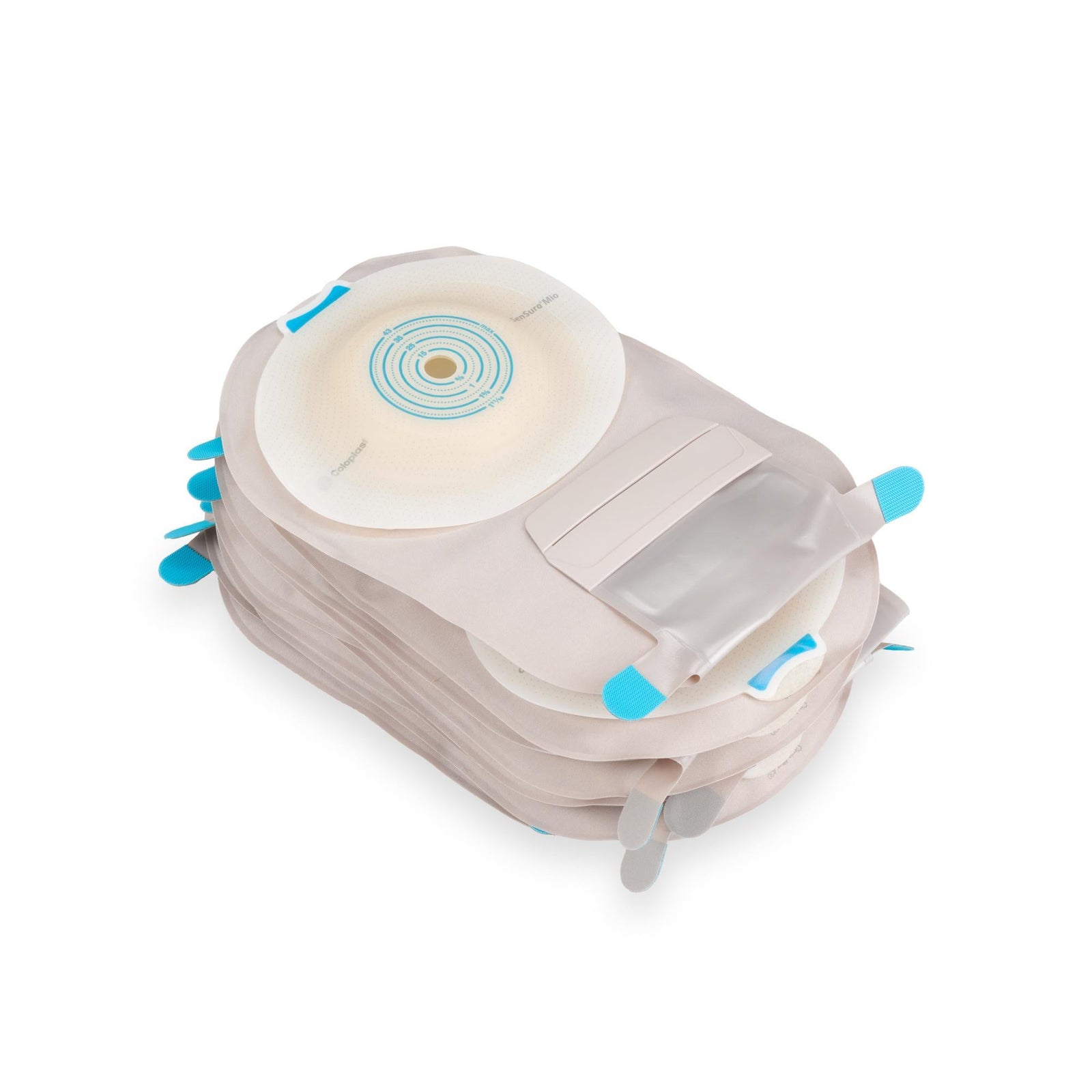 Coloplast SenSura Mio Convex One-Piece Drainable Pouch — Deep Convex, Opaque, Cut-to-Fit 3/8"–1-11/16" — group view