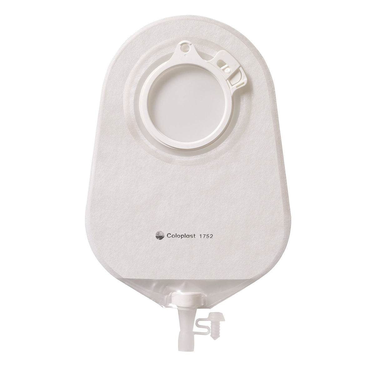 Coloplast Assura MIDI Two-Piece Urostomy Pouch – Transparent. Exact Coloplast 1752 product image on white.