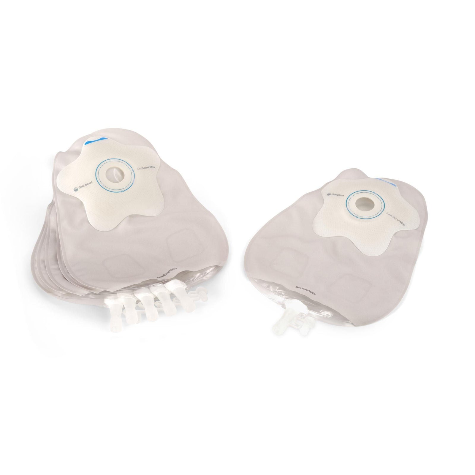 Coloplast SenSura Mio Convex Flip One-Piece Urostomy Pouch - Opaque — 3/4" Pre-Cut, Opaque — group view