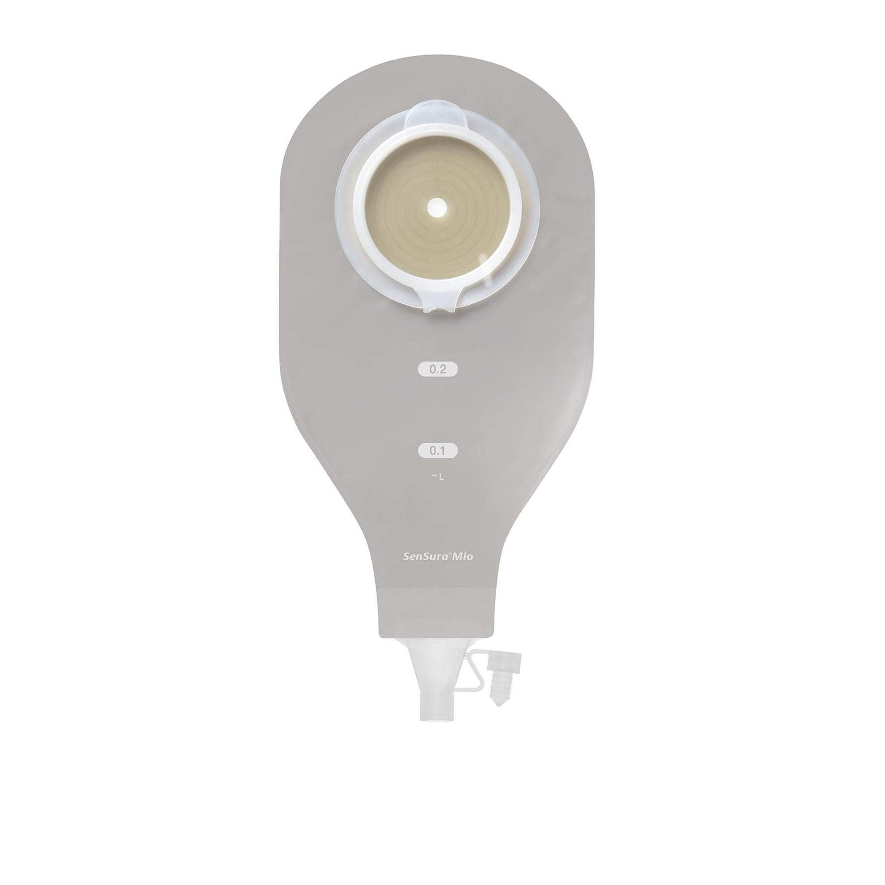 Coloplast SenSura Mio Sterile One-Piece Post-Op Pouch — Sterile, Cut-to-Fit 3/8"–2-3/4" — front view
