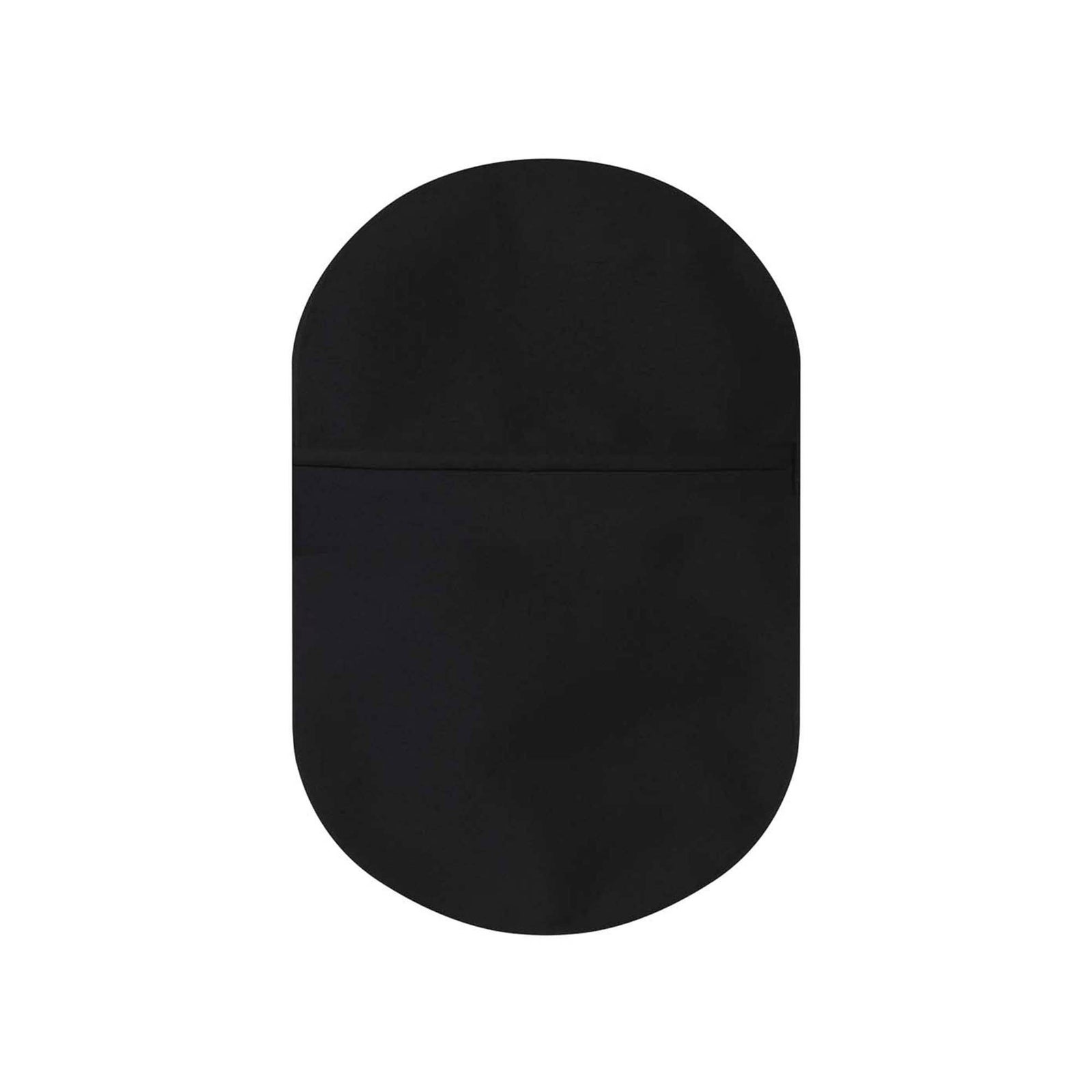 Coloplast SenSura Mio One-Piece Closed Pouch - Black — 5/8"-1-3/4" Cut-to-Fit, Maxi — front view