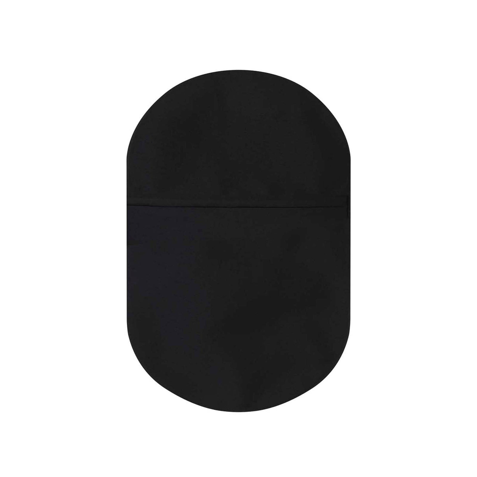 Coloplast SenSura Mio One-Piece Closed Pouch - Black — 1-1/4" Pre-Cut, Maxi — front view