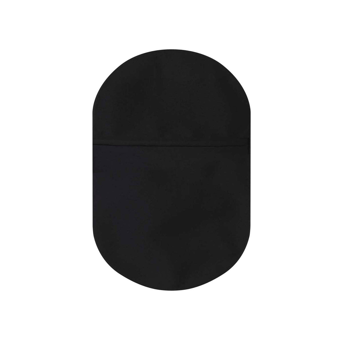 Coloplast SenSura Mio One-Piece Closed Pouch - Black — 1-3/8" Pre-Cut, Maxi — front view