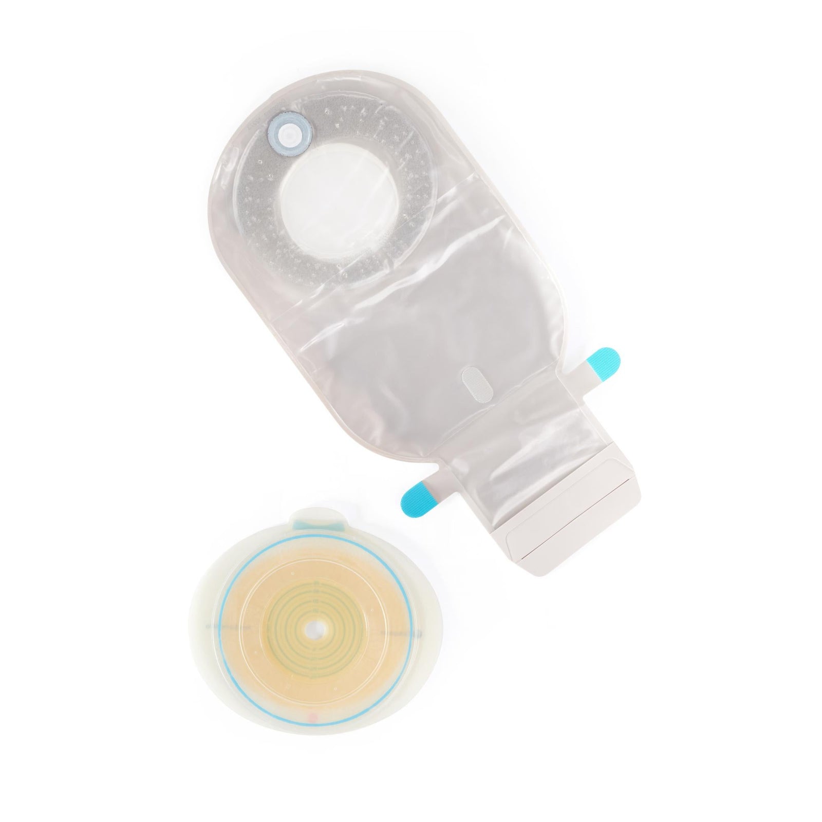 Coloplast SenSura Mio Flex Two-Piece Drainable Pouch Kit - 3/8"-1-7/8" Cut-to-Fit - front view