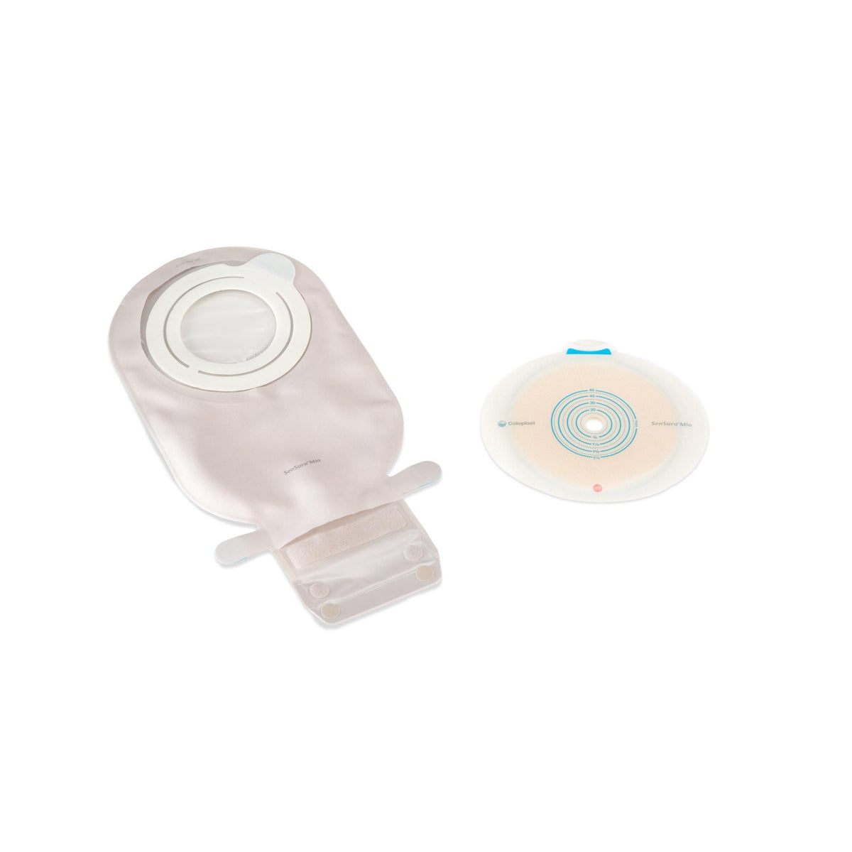 Coloplast SenSura Mio Flex Two-Piece Drainable Pouch Kit - 3/8"-1-7/8" Cut-to-Fit - pdet view