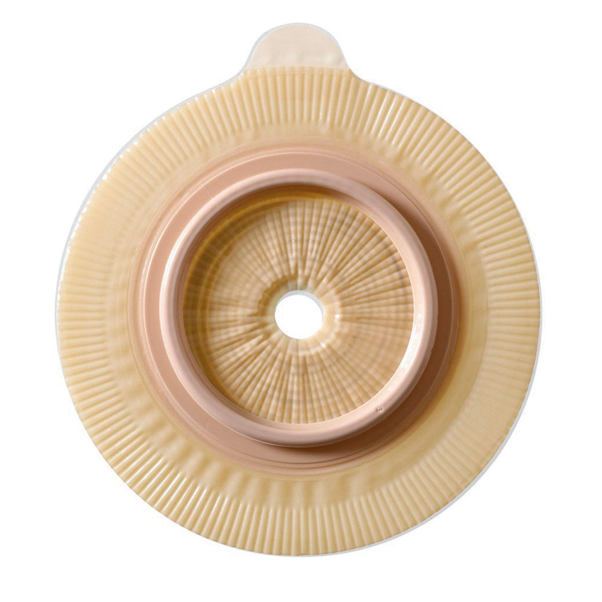 Coloplast Assura Pediatric Flat Standard Wear Skin Barrier – Green 1-9/16" Coupling, exact Coloplast 2182 back view on white.