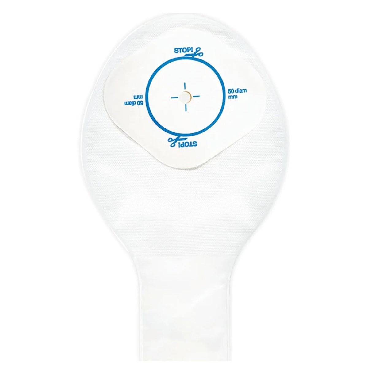 ConvaTec Little Ones One-Piece Drainable Pouch — Clip Closure — Cut-to-Fit 5/16"–2", 6" — front view