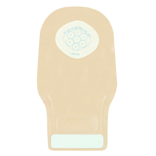ConvaTec Little Ones One-Piece Drainable Pouch — Extra Small — Cut-to-Fit 0"–9/10", 4" — back view