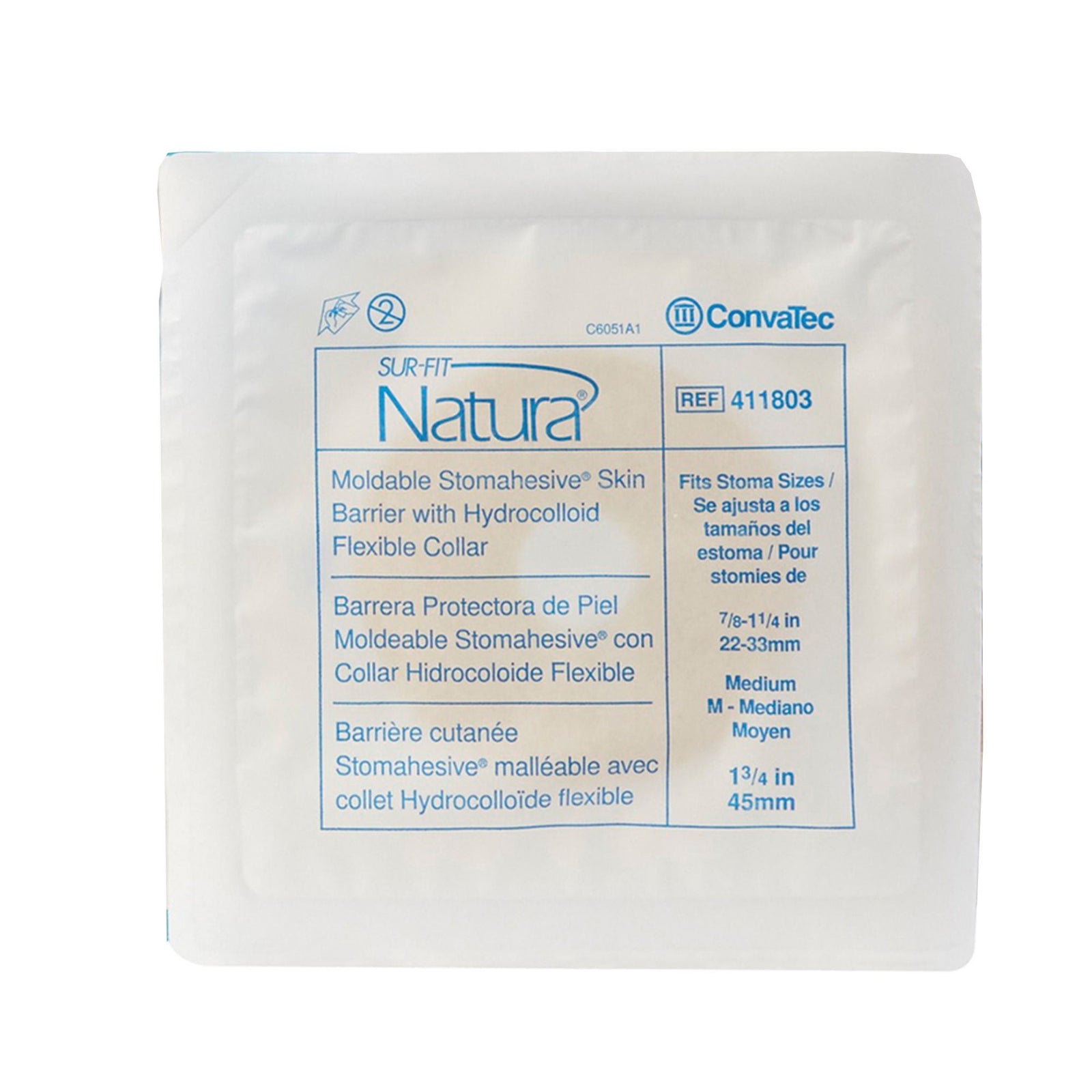 ConvaTec SUR-FIT Natura Moldable skin barrier, exact CTE411803 source view.