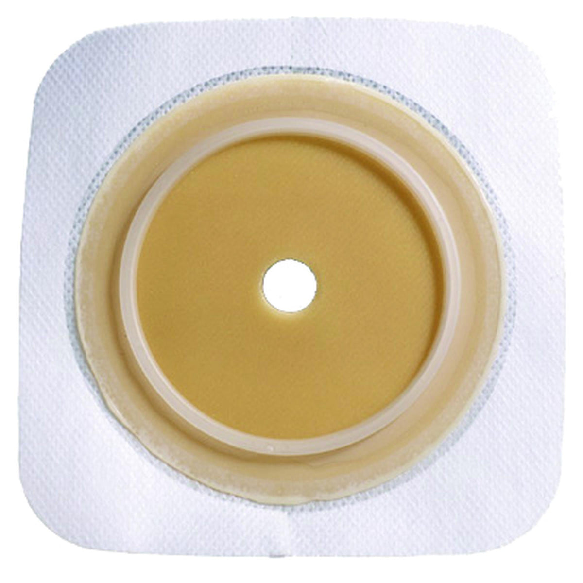 ConvaTec SUR-FIT Natura Durahesive flexible skin barrier with white tape collar, exact CTE413160 view.