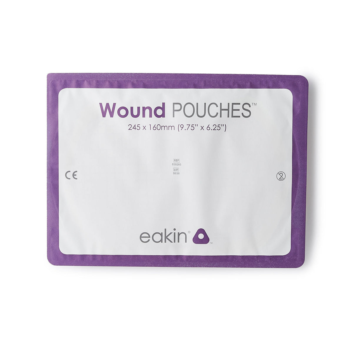 ConvaTec Eakin Fistula and Wound Pouch – Remote Drainage & Tap Closure. Exact CTE839265 product view on white.