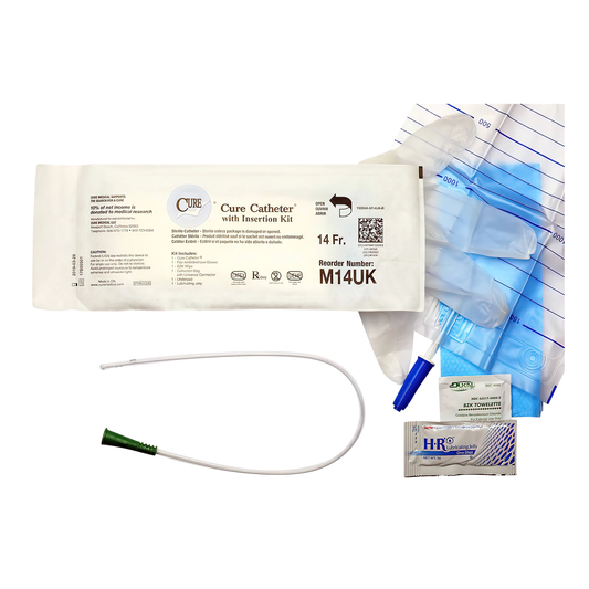 Convatec Cure Pocket Kit with Insertion Supplies - Male (CURM14UK) on a white background