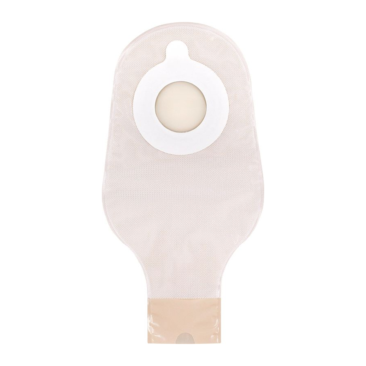 Cymed 78445 two-piece eleven-inch opaque drainable ostomy pouch.