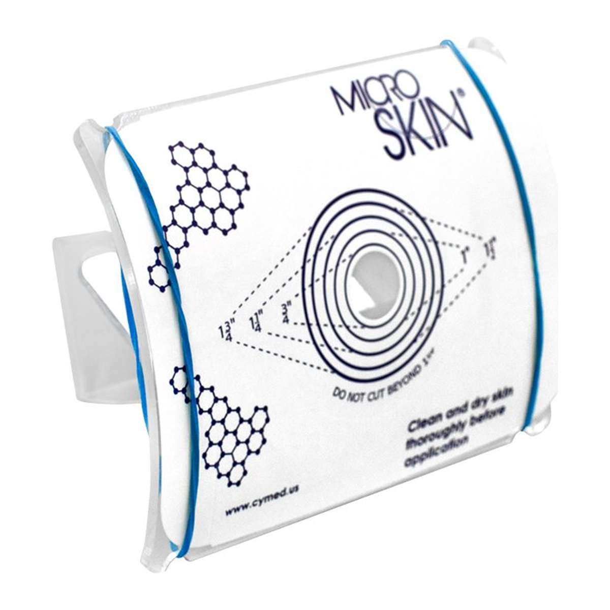 Cymed 89180 MicroSkin ostomy barrier applicator with alignment mirror.