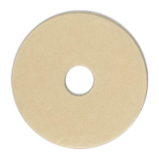 Cymed hydrocolloid washer front view; official 78910 family representative for regular thin 1 mm configurations. Select the exact opening size.