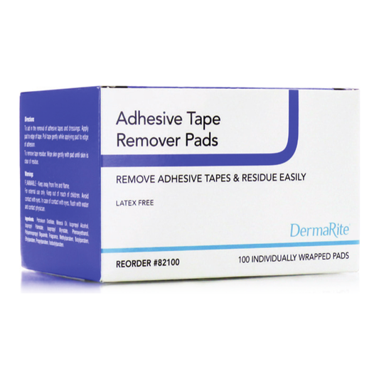 DermaRite Adhesive Tape Remover Pads box of 100