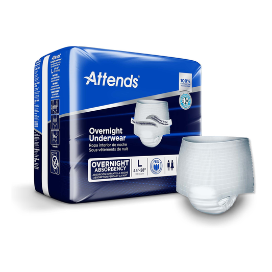 Attends Overnight Underwear on a white background